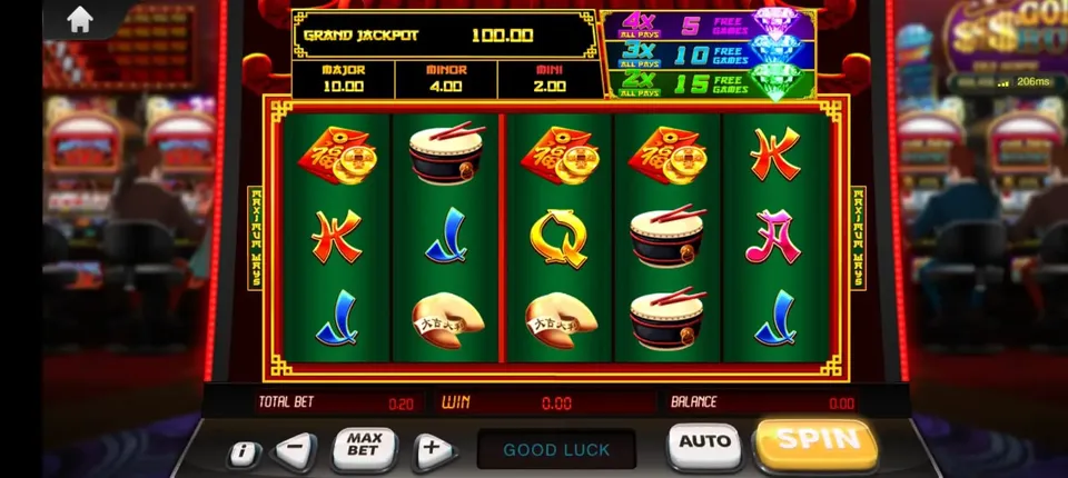 Juwa reel game in play
